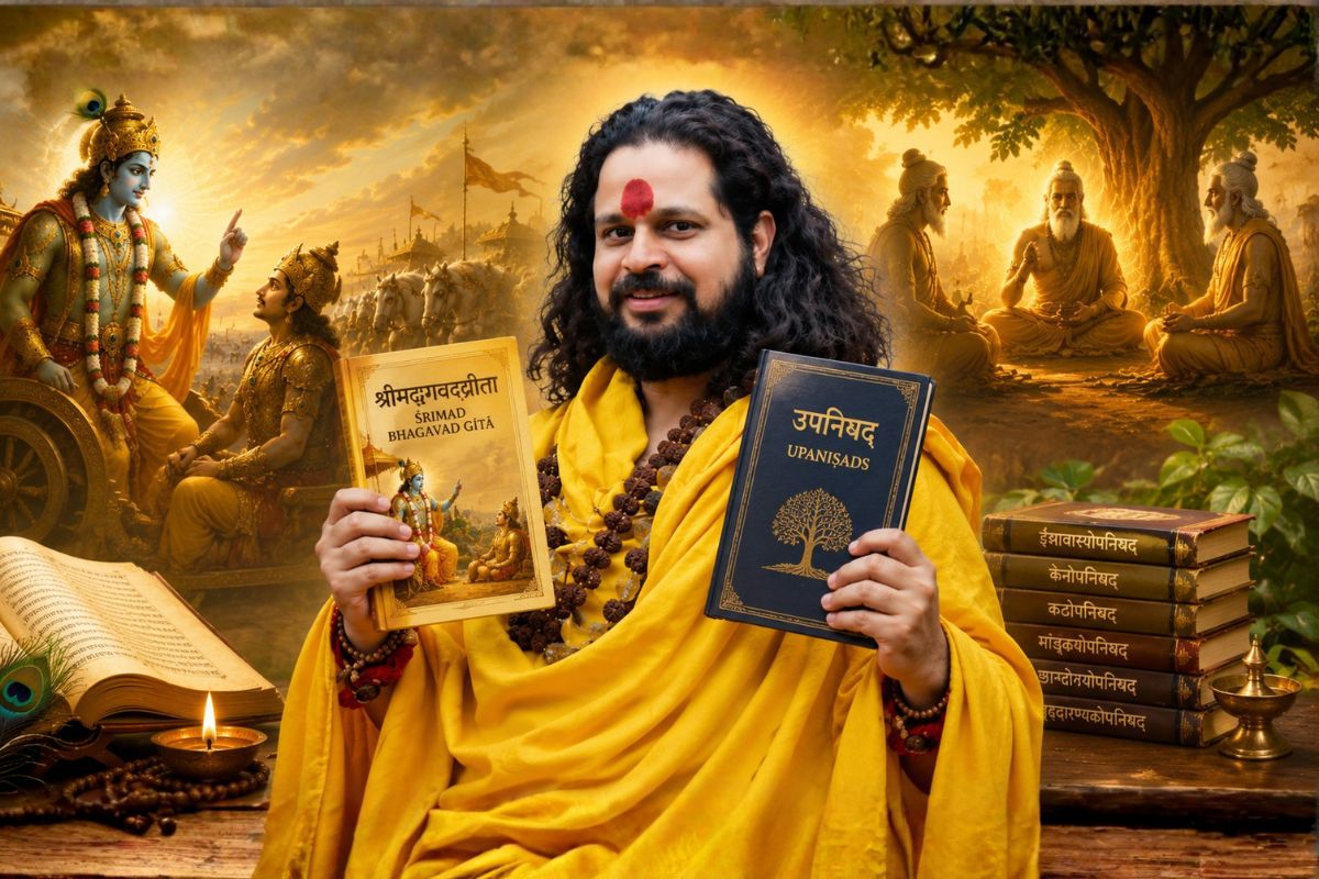 Why Jagadguru Swami Shri Satishacharya Ji Recommends Reading the Gita and Upanishads